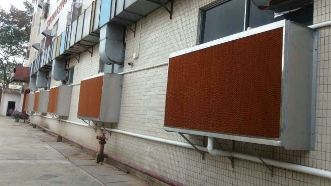 深圳龍崗水簾，濕簾風(fēng)機廠房車間降溫安裝-福泰